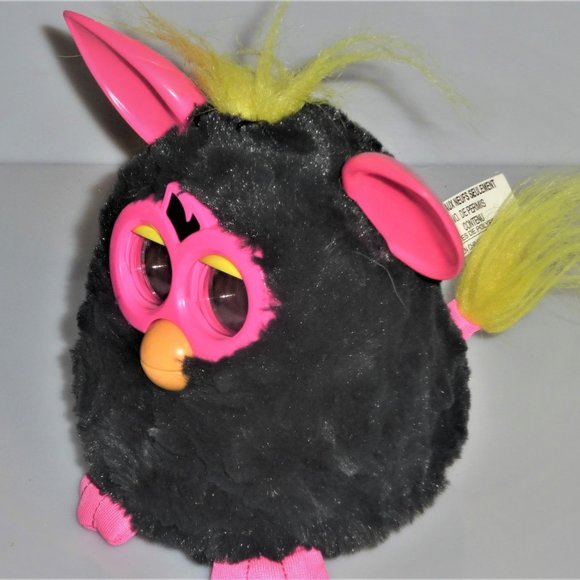 ST5BSM - Rare FURBY Pink & Black Talking Toy Vintage Furby Collection Fur Toy - Picture 3 of 6